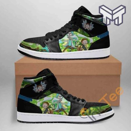 Rick and Morty AJ1 High Sneakers Shoes For Men And Women