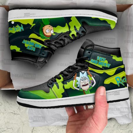 Rick and Morty AJ1 High Sneakers Shoes For Men And Women