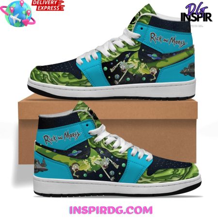 Rick and Morty AJ1 High Sneakers Shoes For Men And Women