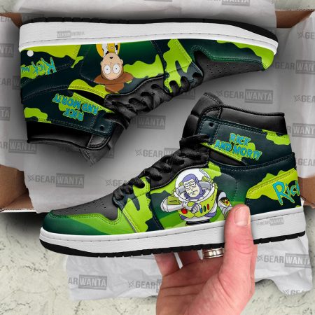 Rick and Morty AJ1 High Sneakers Shoes For Men And Women