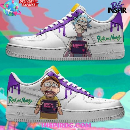 Rick Morty Drip Air Low-Top Sneakers Shoes For Men And Women