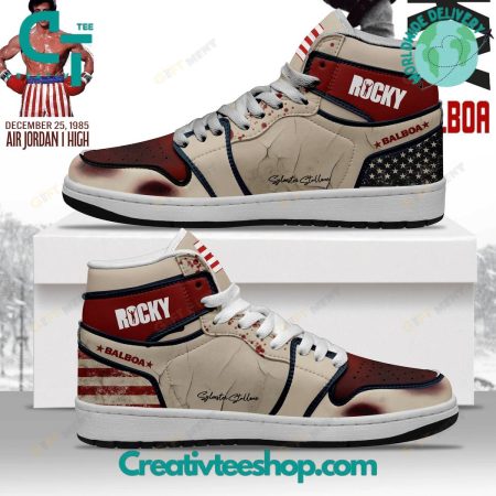Rocky Balboa  AJ1 High Sneakers Shoes For Men And Women