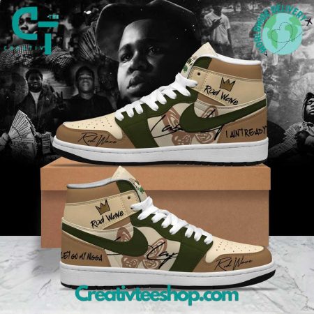 Rod Wave  AJ1 High Sneakers Shoes For Men And Women