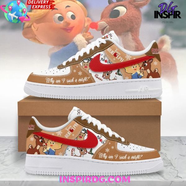 Rudolph The Red-Nosed Reindeer Air Low-Top Sneakers Shoes For Men And Women