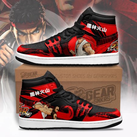 Ryu Gameboy AJ1 High Sneakers Shoes For Men And Women