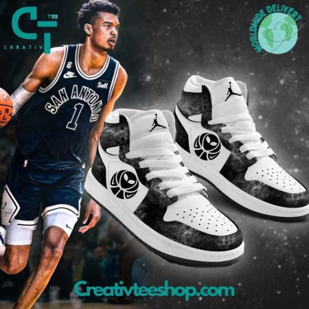 San Antonio Spurs AJ1 High Sneakers Shoes For Men And Women