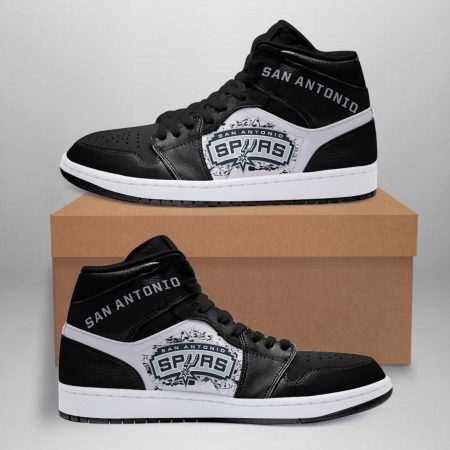San Antonio Spurs NBA AJ1 High Sneakers Shoes For Men And Women