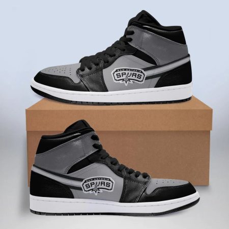 San Antonio Spurs NBA AJ1 High Sneakers Shoes For Men And Women