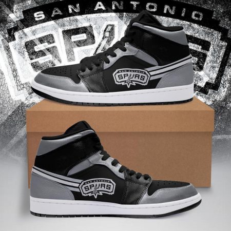 San Antonio Spurs NBA AJ1 High Sneakers Shoes For Men And Women