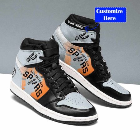 San Antonio Spurs NBA AJ1 High Sneakers Shoes For Men And Women