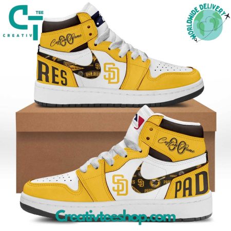 San Diego Padres AJ1 High Sneakers Shoes For Men And Women