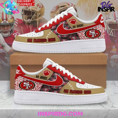 San Francisco 49ers Air Low-Top Sneakers Shoes For Men And Women