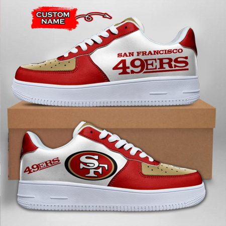 San Francisco 49ers NFL Air Low-Top Sneakers Shoes For Men And Women
