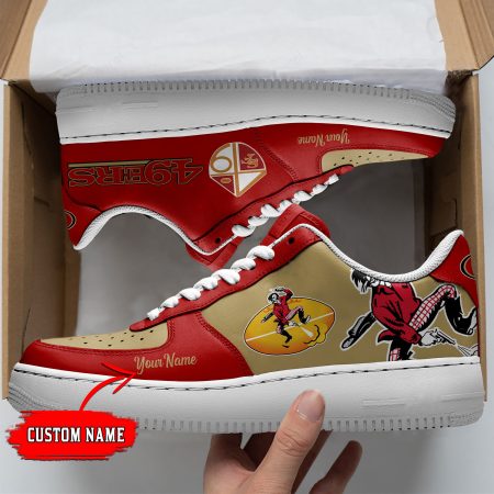 San Francisco 49ers NFL Air Low-Top Sneakers Shoes For Men And Women