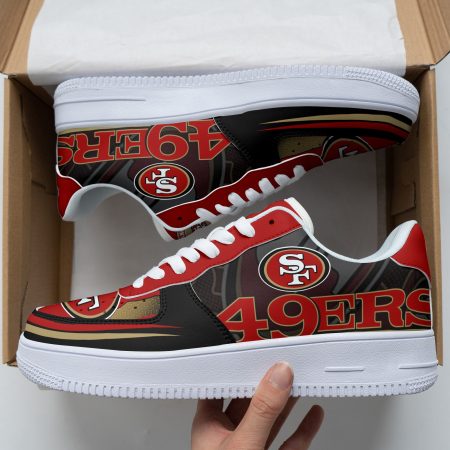 San Francisco 49ers NFL Air Low-Top Sneakers Shoes For Men And Women