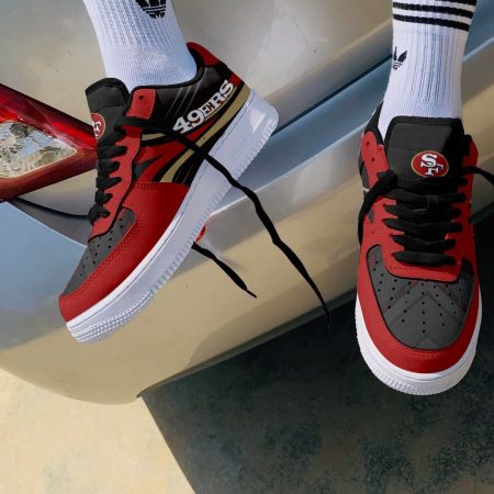 San Francisco 49ers NFL Air Low-Top Sneakers Shoes For Men And Women