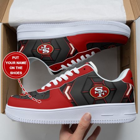 San Francisco 49ers NFL Air Low-Top Sneakers Shoes For Men And Women