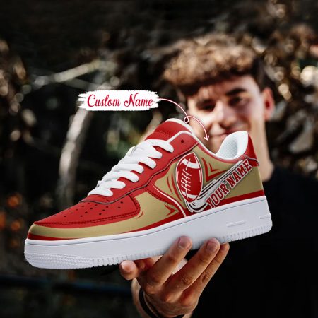 San Francisco 49ers NFL Air Low-Top Sneakers Shoes For Men And Women