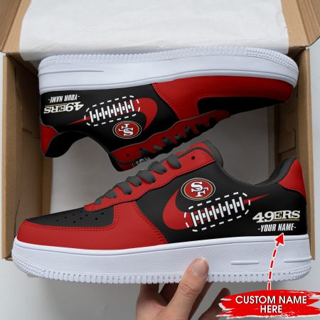 San Francisco 49ers NFL Air Low-Top Sneakers Shoes For Men And Women