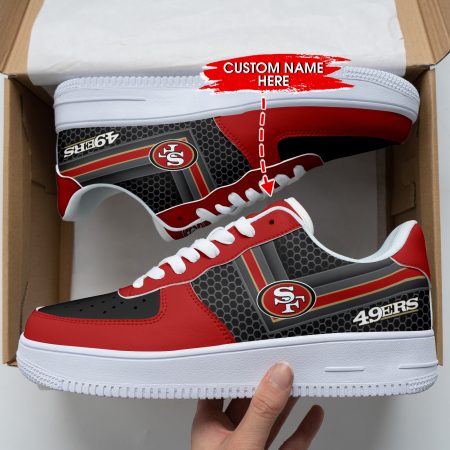 San Francisco 49ers NFL Air Low-Top Sneakers Shoes For Men And Women