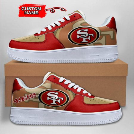 San Francisco 49ers NFL Air Low-Top Sneakers Shoes For Men And Women