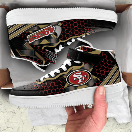 San Francisco 49ers NFL Air Low-Top Sneakers Shoes For Men And Women