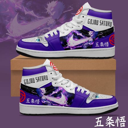Satoru Gojo AJ1 High Sneakers Shoes For Men And Women