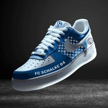 Schalke 04 Bundesliga Air Low-Top Sneakers Shoes For Men And Women