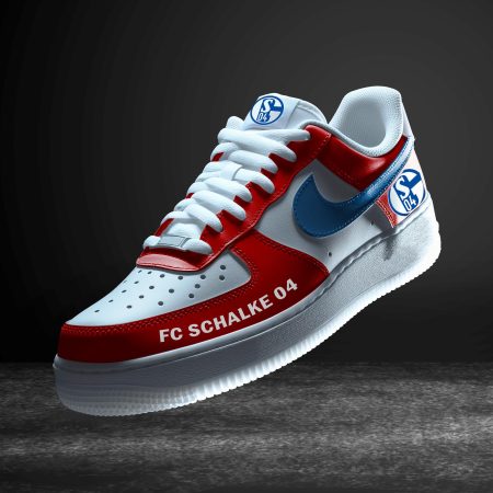 Schalke 04 Bundesliga Air Low-Top Sneakers Shoes For Men And Women