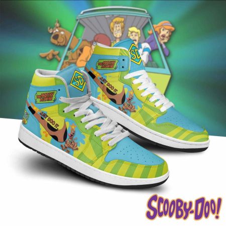 Scooby-Doo AJ1 High Sneakers Shoes For Men And Women