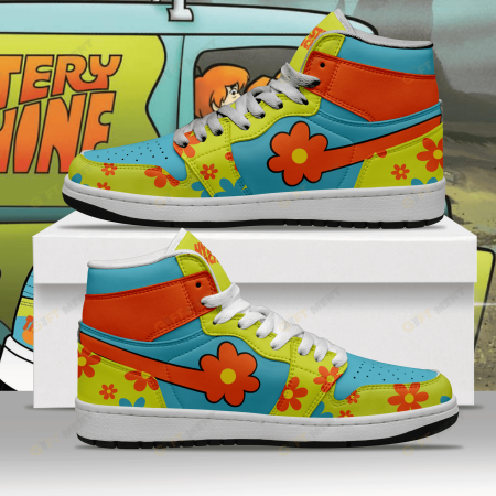 Scooby-Doo AJ1 High Sneakers Shoes For Men And Women