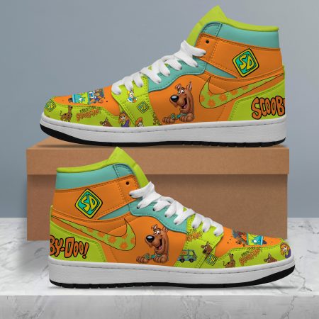 Scooby-Doo AJ1 High Sneakers Shoes For Men And Women