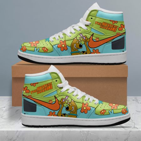 Scooby-Doo AJ1 High Sneakers Shoes For Men And Women