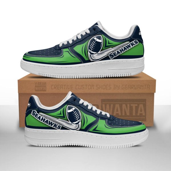 Seattle Seahawks Air Low-Top Sneakers Shoes For Men And Women