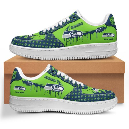 Seattle Seahawks NFL Air Low-Top Sneakers Shoes For Men And Women