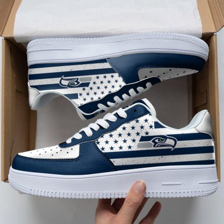 Seattle Seahawks NFL Air Low-Top Sneakers Shoes For Men And Women