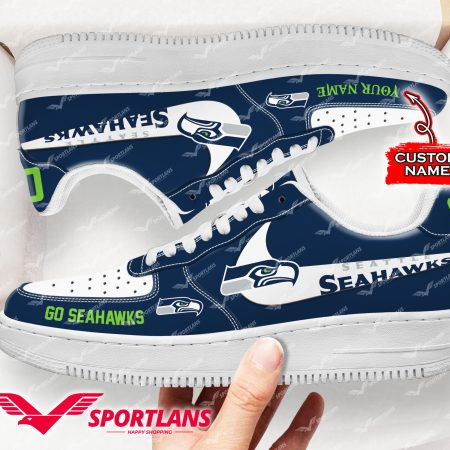 Seattle Seahawks NFL Air Low-Top Sneakers Shoes For Men And Women