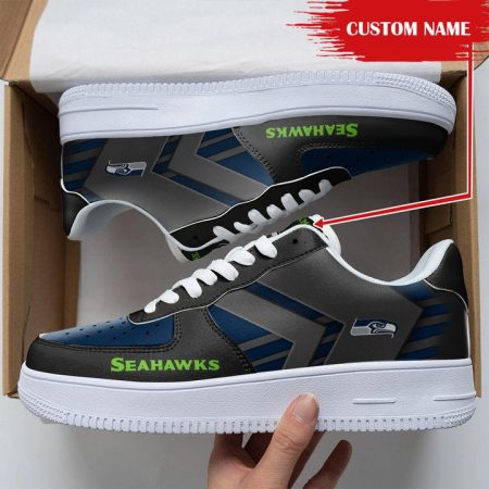 Seattle Seahawks NFL Air Low-Top Sneakers Shoes For Men And Women