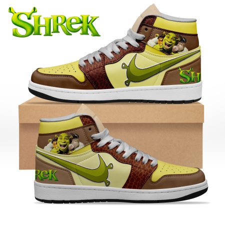 Shrek AJ1 High Sneakers Shoes For Men And Women
