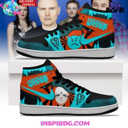 Smashing Pumpkins World is A Vampire AJ1 High Sneakers Shoes For Men And Women