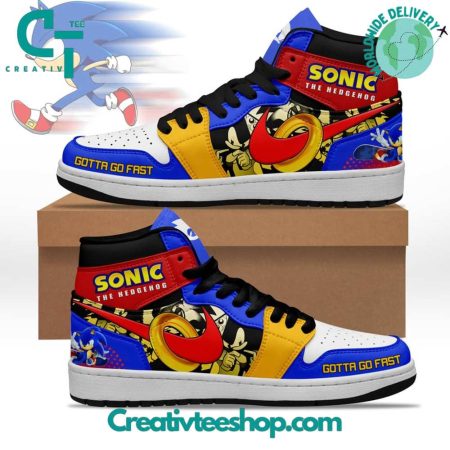 Sonic  AJ1 High Sneakers Shoes For Men And Women