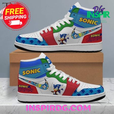 Sonic AJ1 High Sneakers Shoes For Men And Women