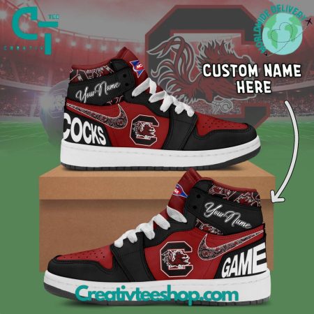 South Carolina Gamecocks AJ1 High Sneakers Shoes For Men And Women