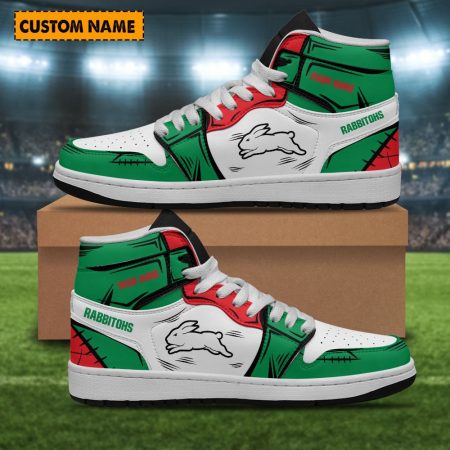 South Sydney Rabbitohs AJ1 High Sneakers Shoes For Men And Women