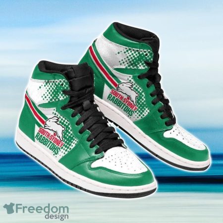 South Sydney Rabbitohs AJ1 High Sneakers Shoes For Men And Women