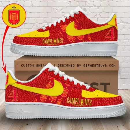 Spain National Air Low-Top Sneakers Shoes For Men And Women