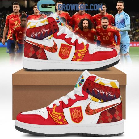 Spain Team AJ1 High Sneakers Shoes For Men And Women