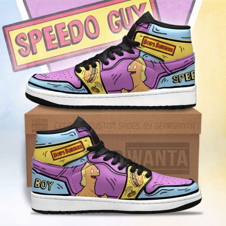 Speedy Boy Bob’s Burger AJ1 High Sneakers Shoes For Men And Women