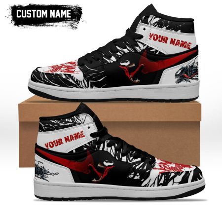 Spider Man AJ1 High Sneakers Shoes For Men And Women