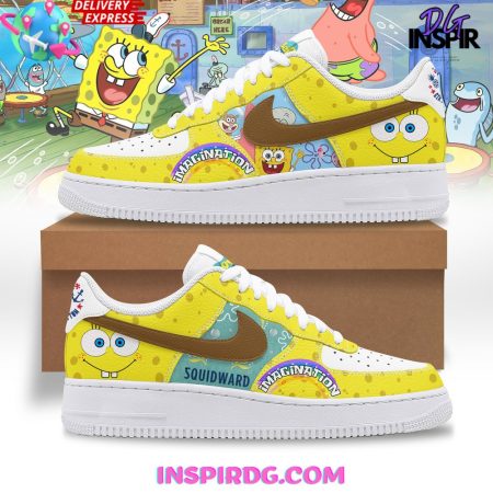 SpongeBob Air Low-Top Sneakers Shoes For Men And Women